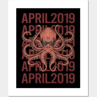 Funny Octopus - April 2019 Posters and Art